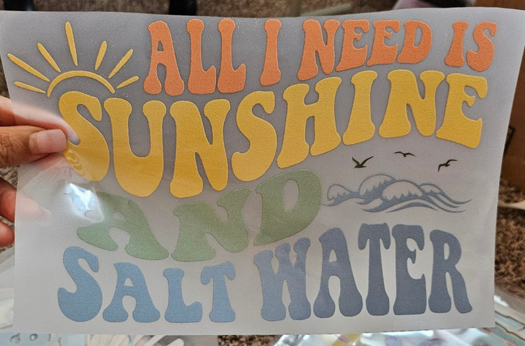 Sunshine & Salt Water DTF