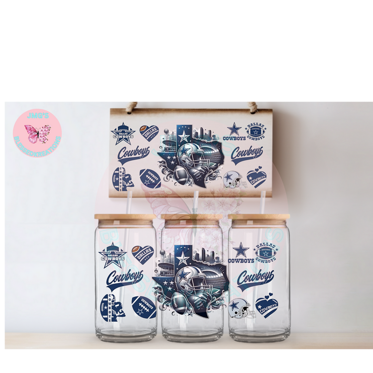 Cowboys UVDTF Wrap 16oz