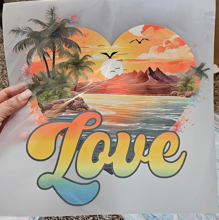 Sunset Love DTF