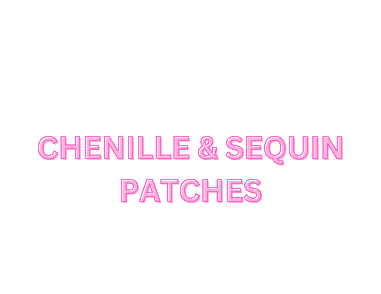 Chenille Patches