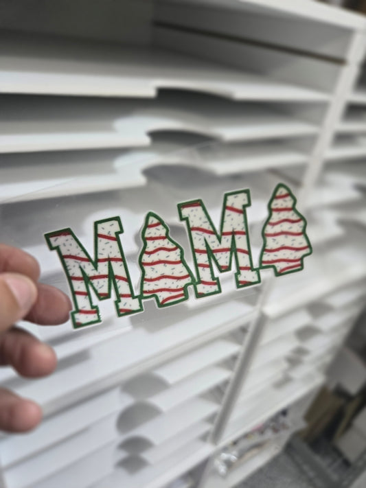 Mama Little Debbie Uvdtf Decal