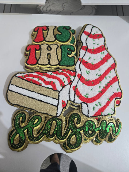 Tis The Season Chenille Patch