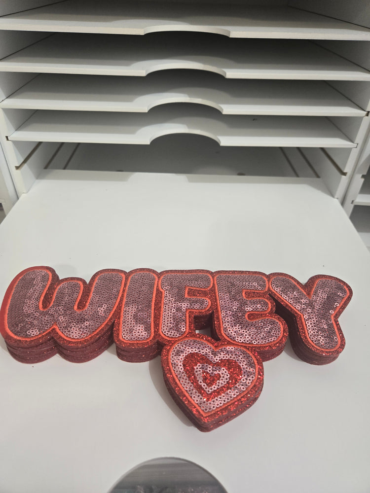 Wifey Sequin Patch