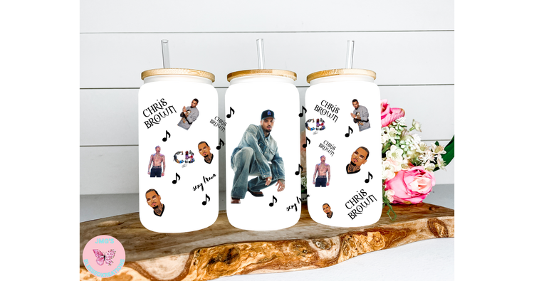 16oz UVDTF WRAP CHRIS BROWN