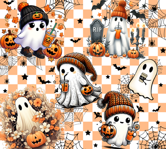 CUTE GHOSTS 20 OZ SUBLIMATION WRAP