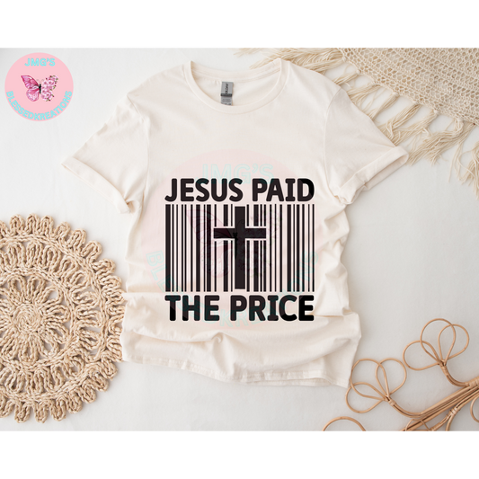Jesus Paid the Price DTF Transfer