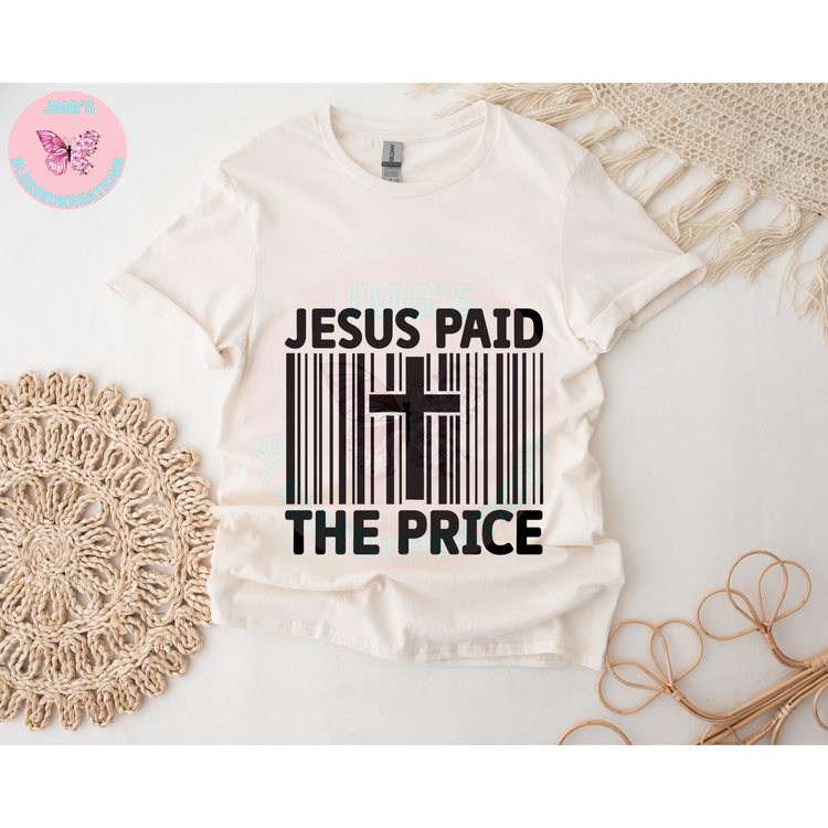 Jesus Paid the Price DTF Transfer