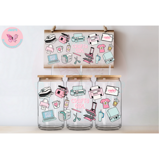 Crafty Girly 16oz UVDTF Wrap