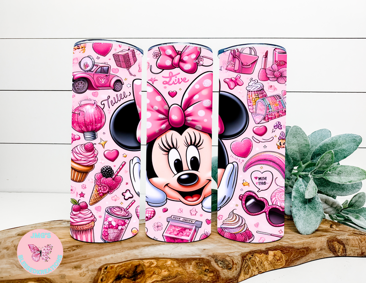 Minnie 20oz skinny tumbler