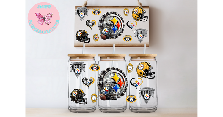 Pitts Steelers 16oz UVDTF Wrap