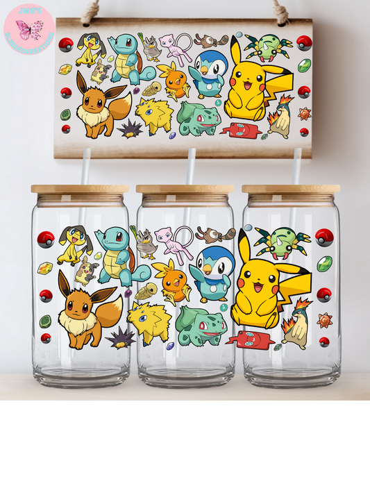 POKEMON 16OZ UVDTF WRAP