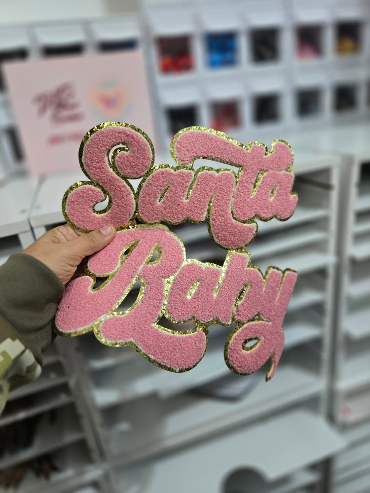 Santa Baby Chenille Patch
