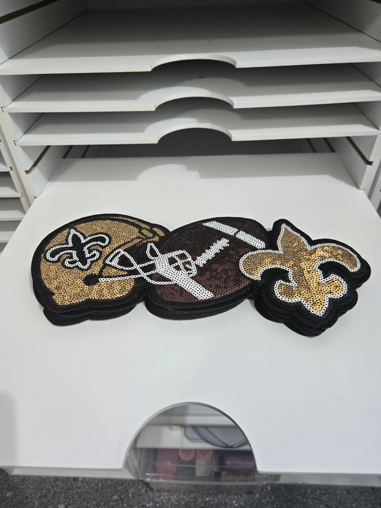 Saints Sequin Patch