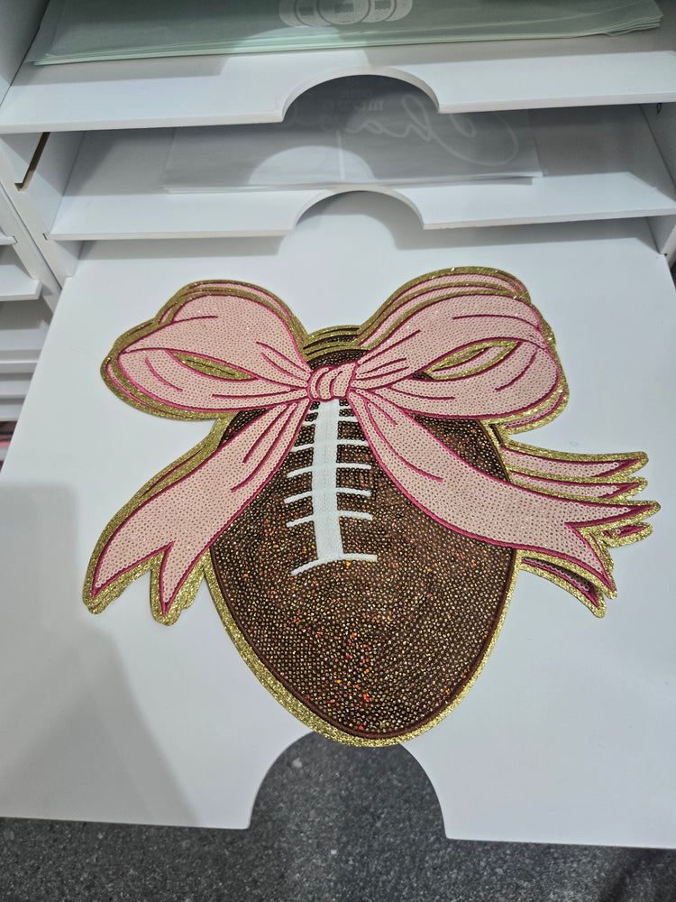 Pink Ribbon w Football