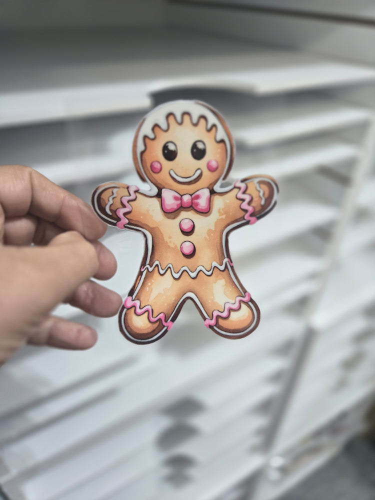 GingerBread man Uvdtf Decal