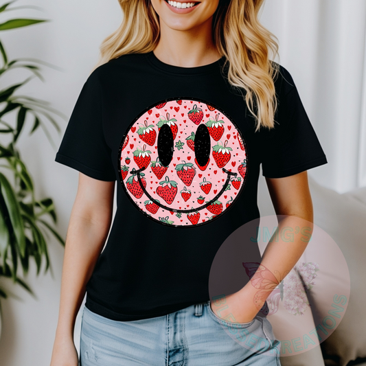 Strawberry Smiley Tshirt